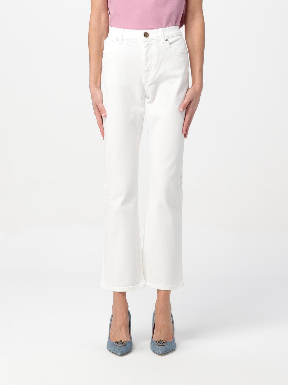 Pinko Jeans Woman Beige