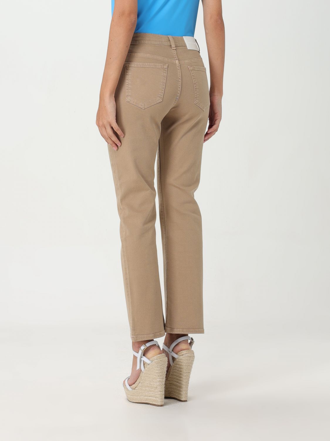 Pinko Jeans Woman Beige