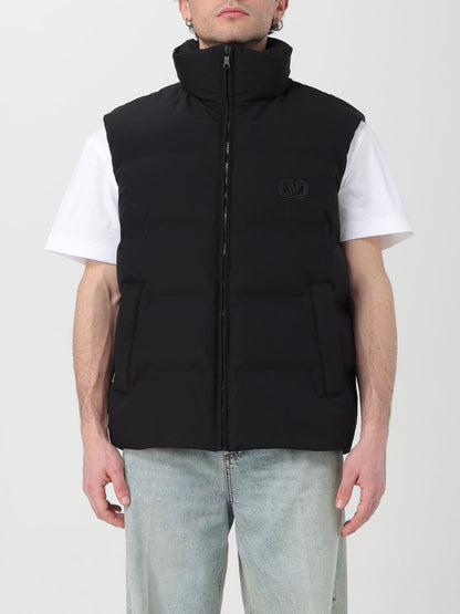 Valentino Suit Vest Men Black