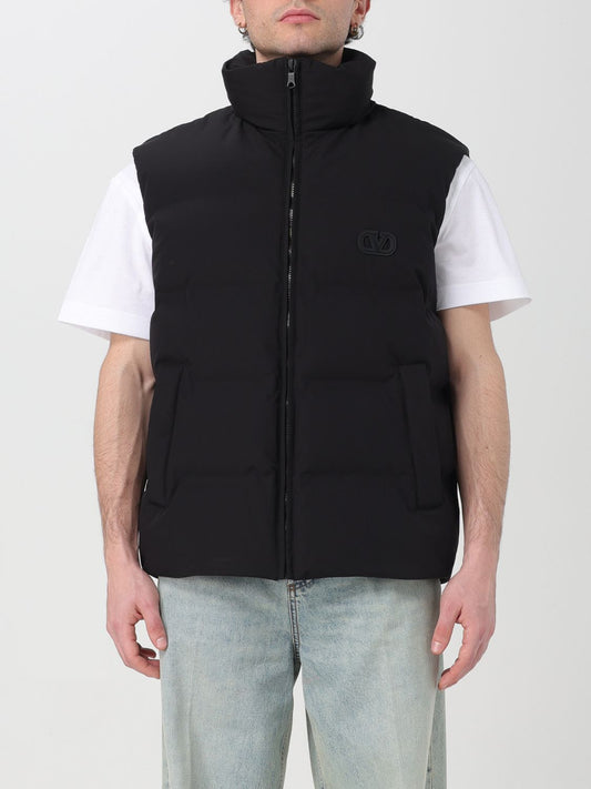 Valentino Suit Vest Men Black