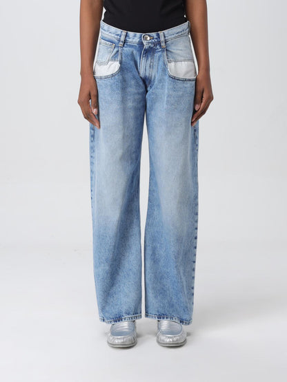 Maison Margiela Jeans Woman Blue