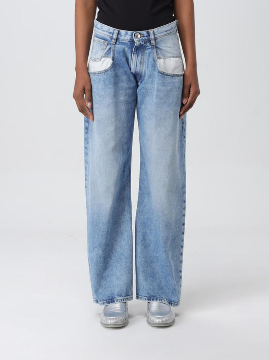Maison Margiela Jeans Woman Blue