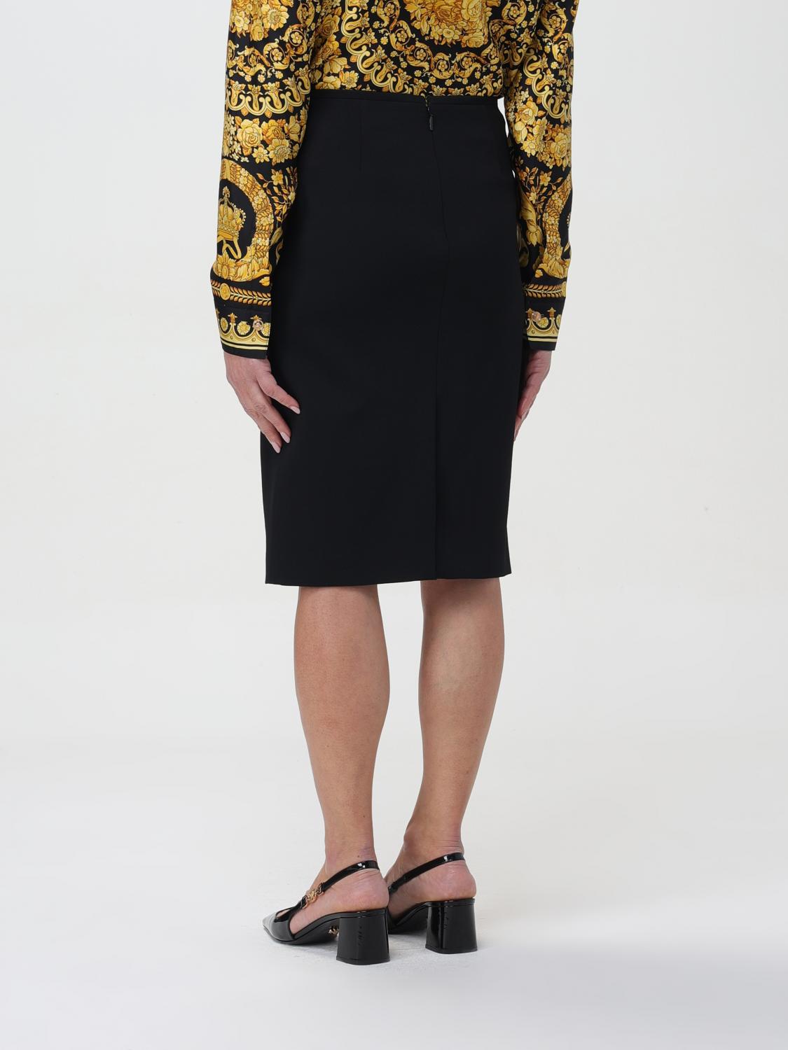 Versace Skirt Woman Black