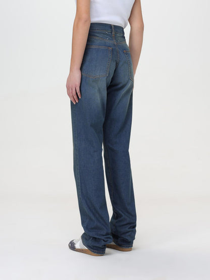 Maison Margiela Jeans Woman Blue