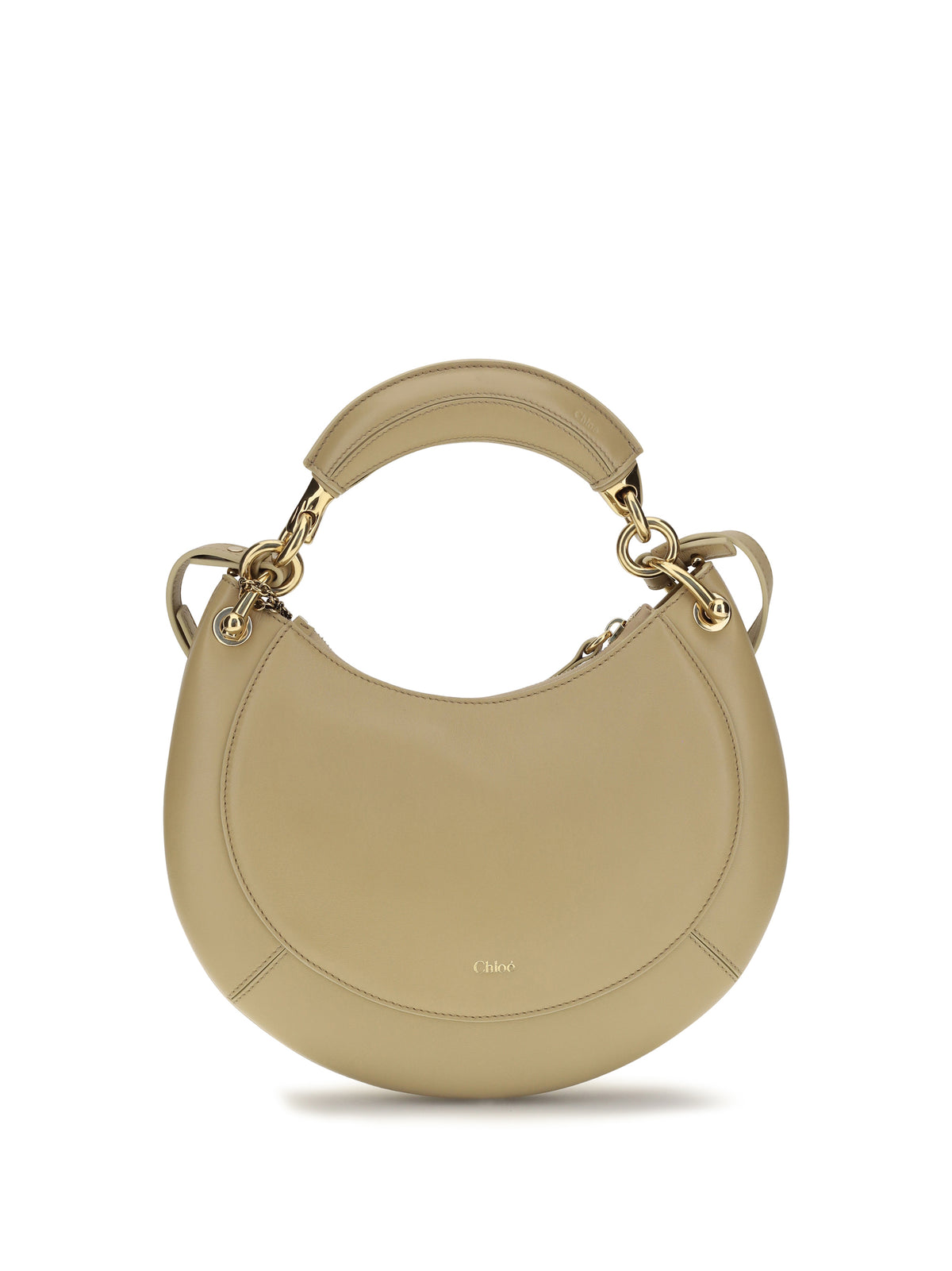 Chloé Marcie Shoulder Bag - Dusty Beige