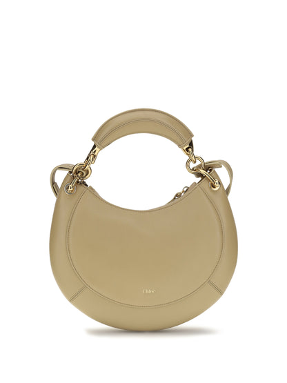 Chloé Marcie Shoulder Bag - Dusty Beige