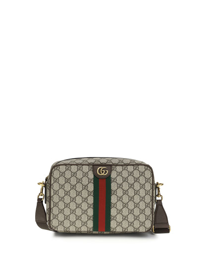 GUCCI Printed canvas Shoulder Bag