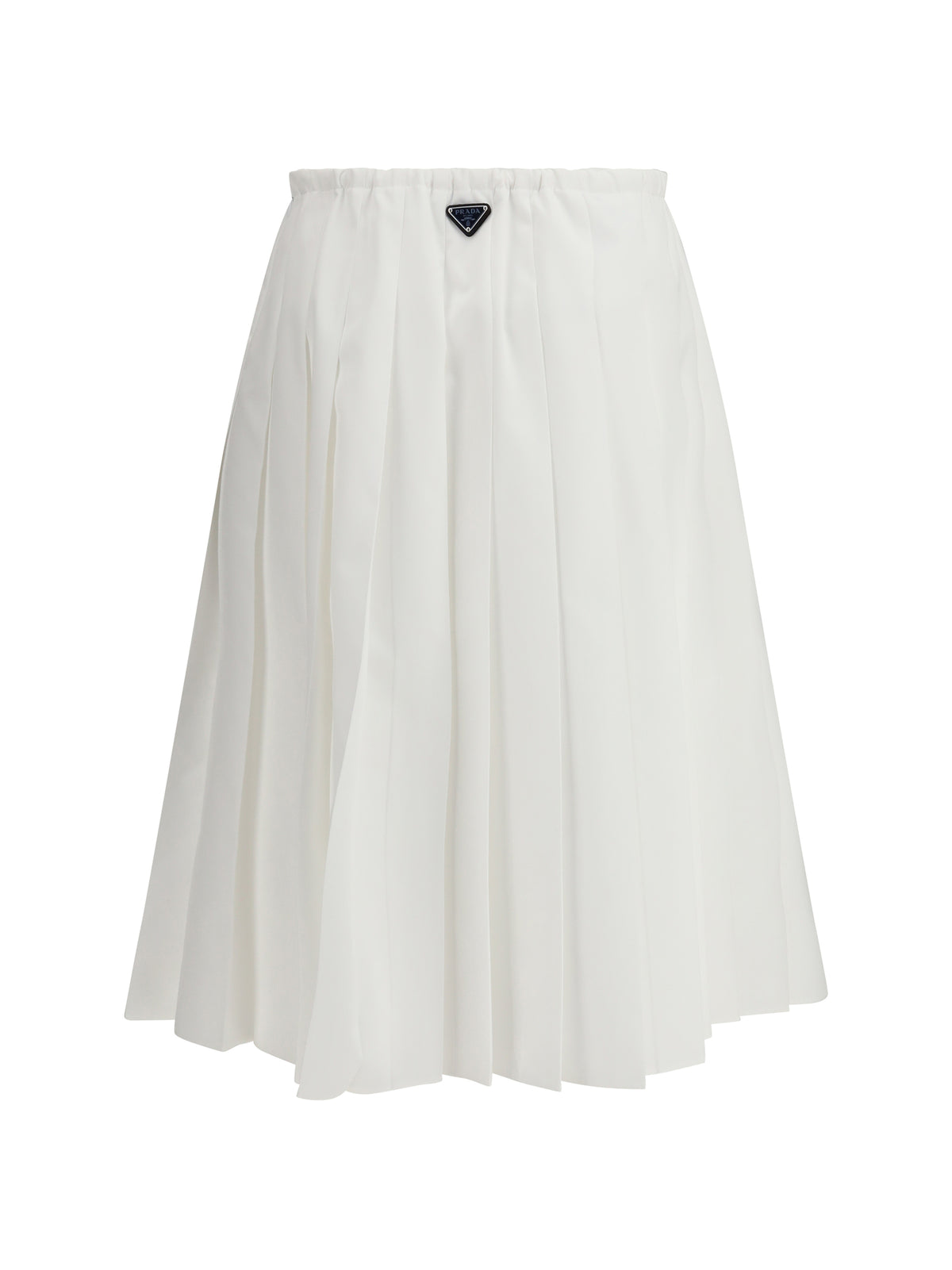 Prada Pleated jersey Skirt - White
