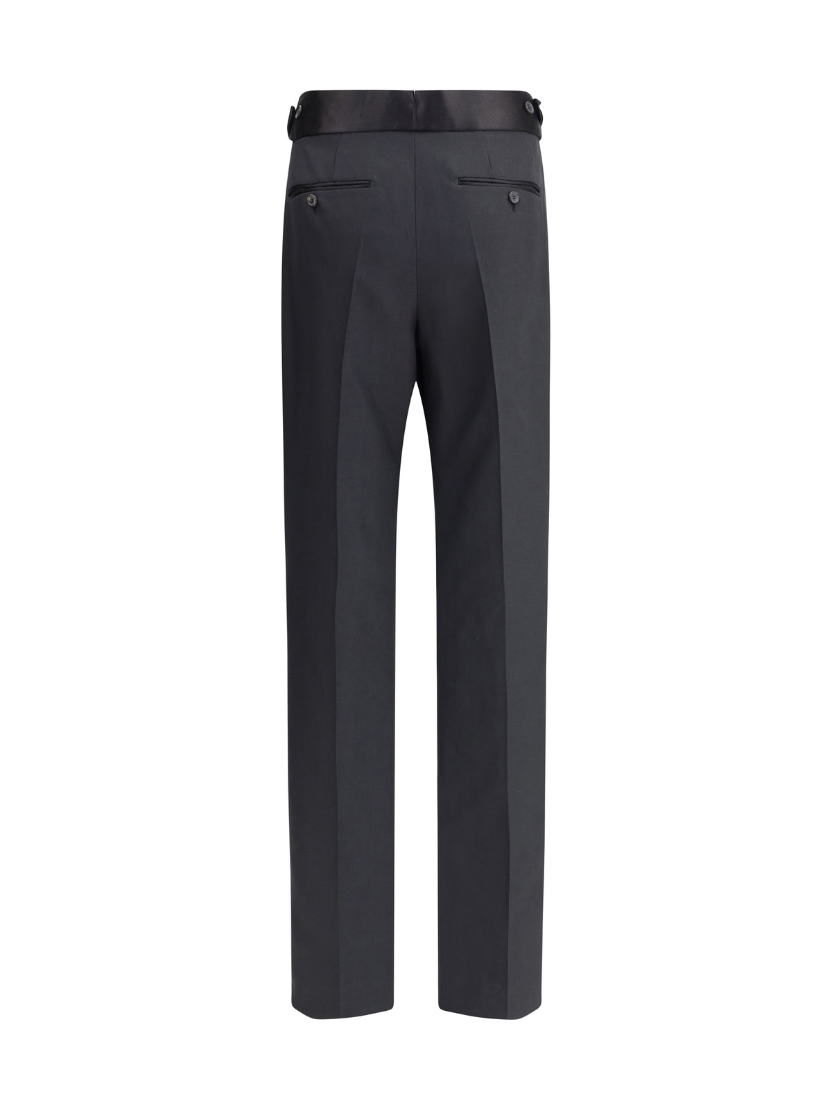 Tom Ford Woll and silk Pants - Black
