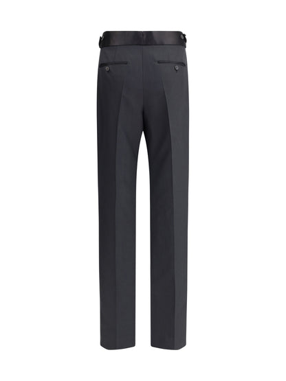 Tom Ford Woll and silk Pants - Black