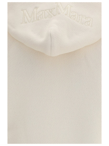 Max Mara Pure Hooded Sweatshirt - Ivory