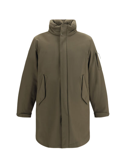 C.P. Company C.P. Shell-R padded long Parka - Ivy Green