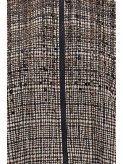 Brunello Cucinelli Padded Jacket with sequin details - Beige Tobacco