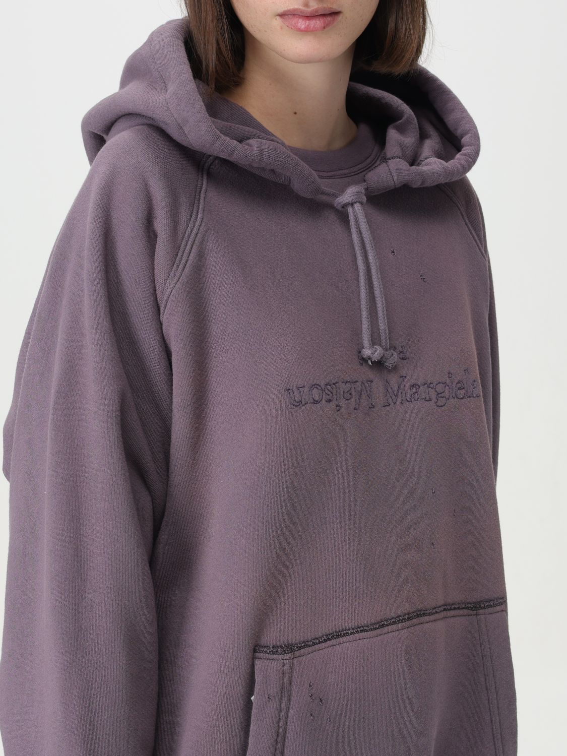 Maison Margiela Sweatshirt Woman Violet