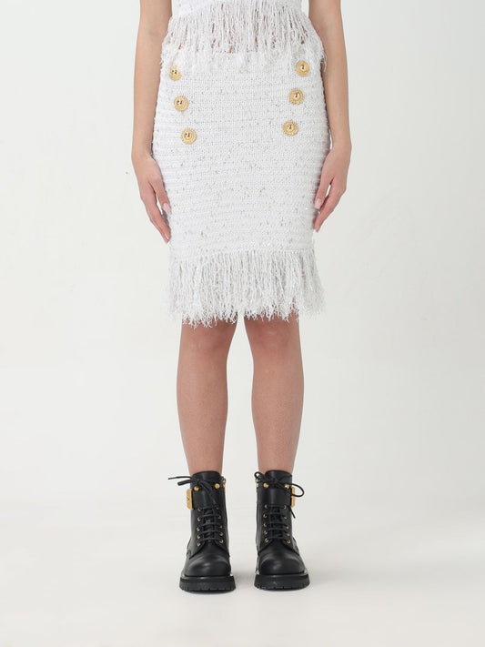 Balmain Skirt Woman White