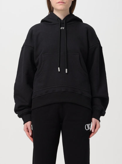 Off White Sweatshirt Woman Black