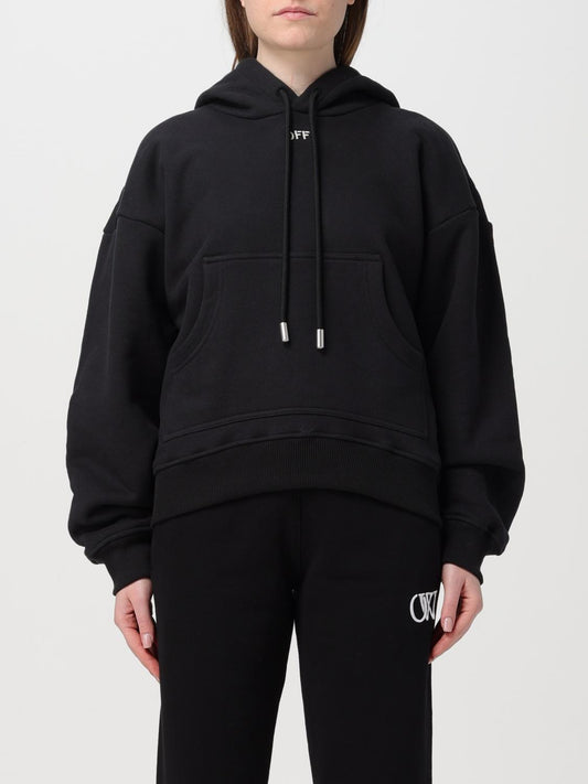 Off White Sweatshirt Woman Black