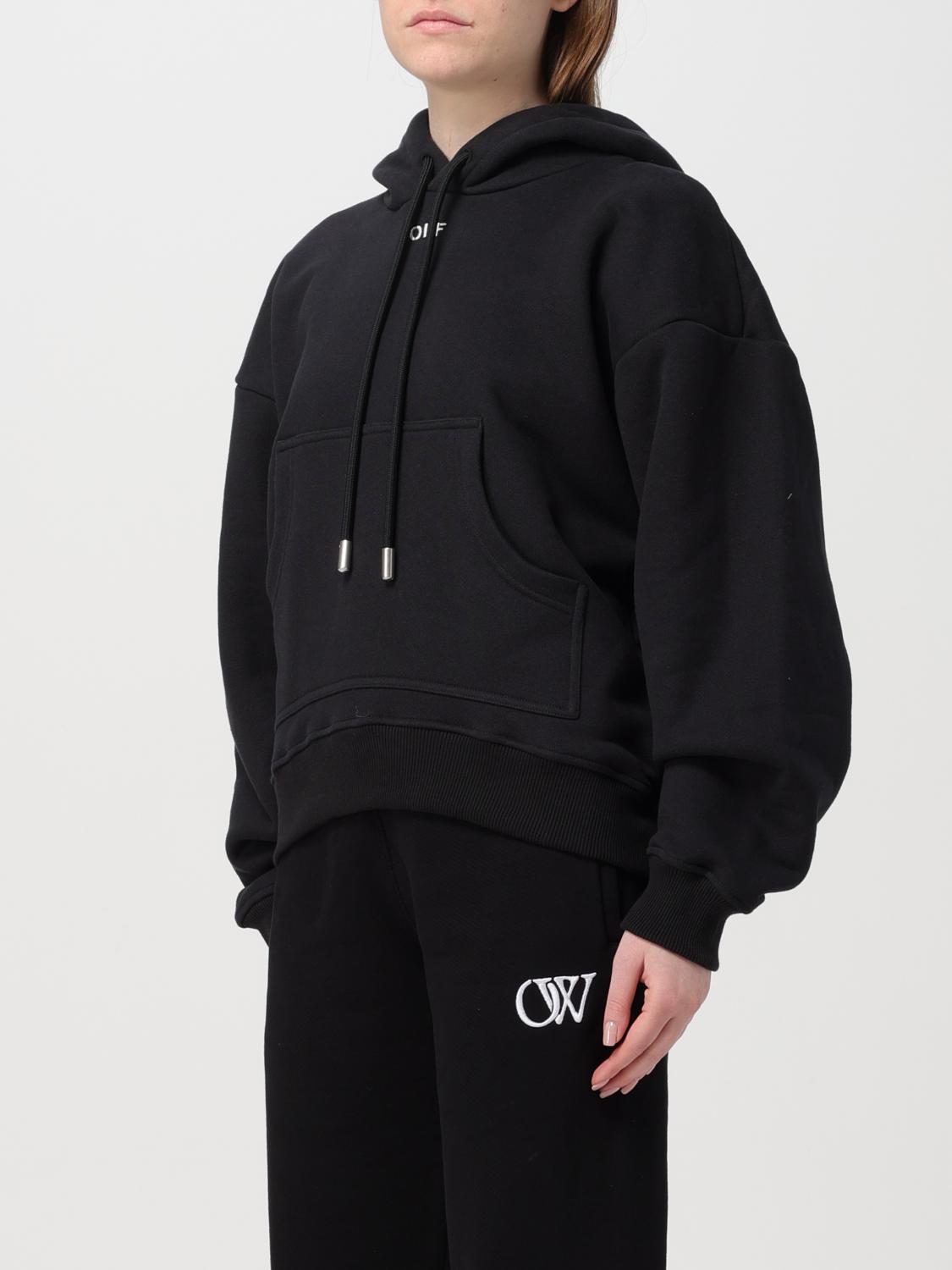 Off White Sweatshirt Woman Black