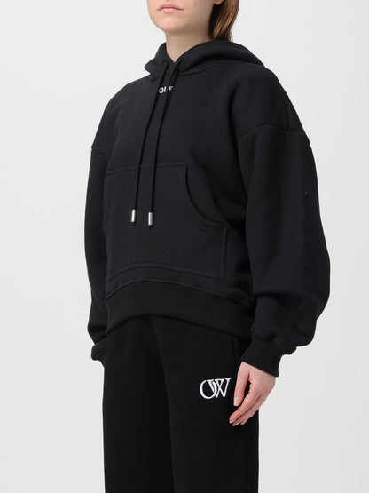 Off White Sweatshirt Woman Black