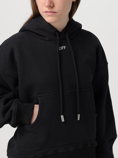 Off White Sweatshirt Woman Black