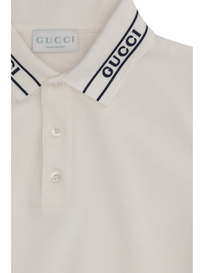 GUCCI Cotton Polo Shirt for boy