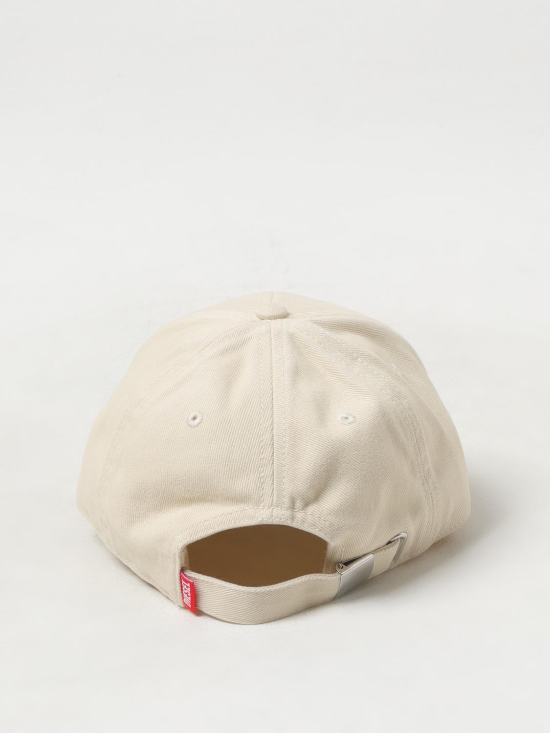 Diesel Hat Men White