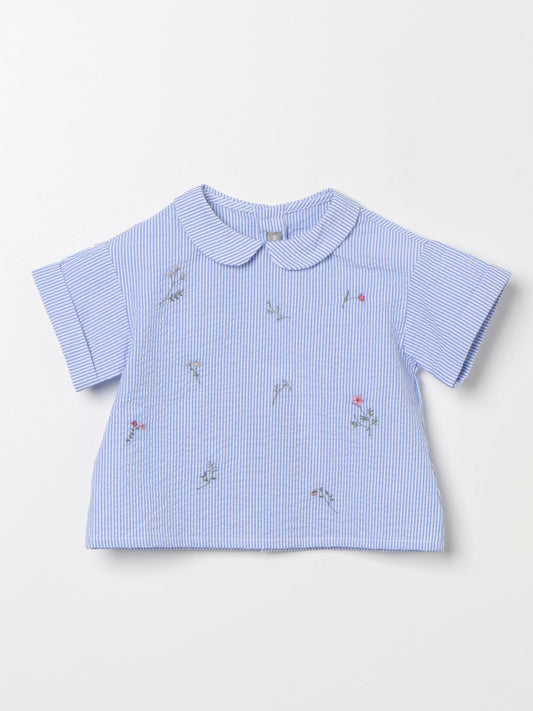 Il Gufo Shirt Kids Gnawed Blue