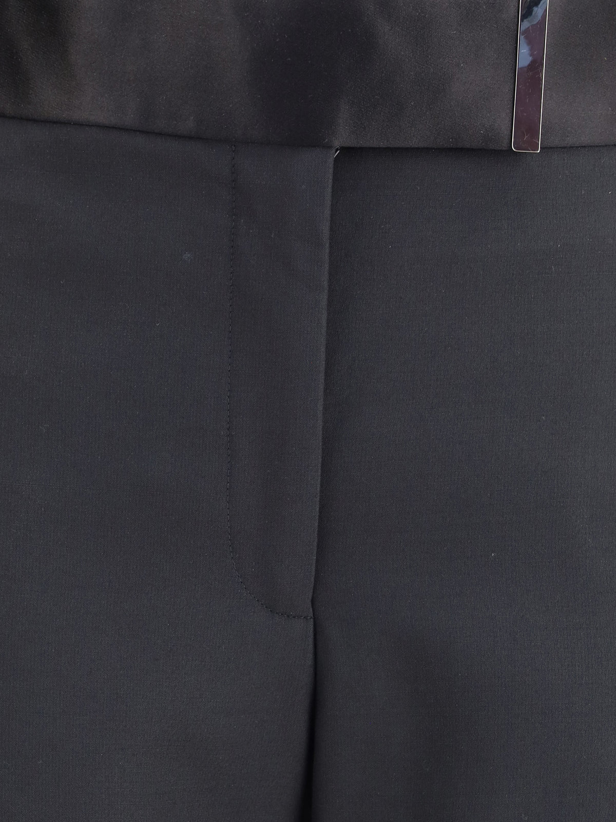 Tom Ford Woll and silk Pants - Black