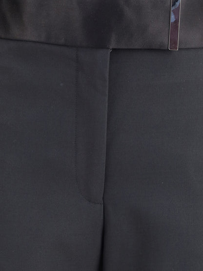 Tom Ford Woll and silk Pants - Black