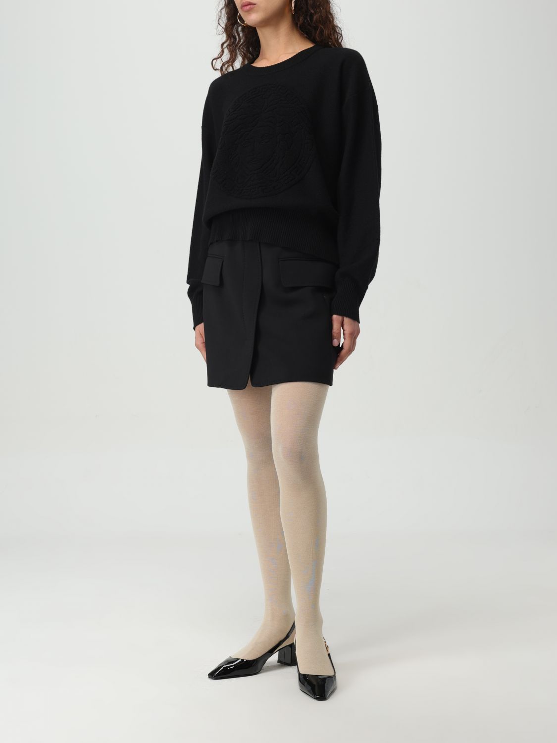 Versace Sweater Woman Black