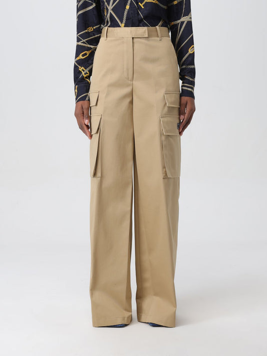 Versace Pants Woman Beige