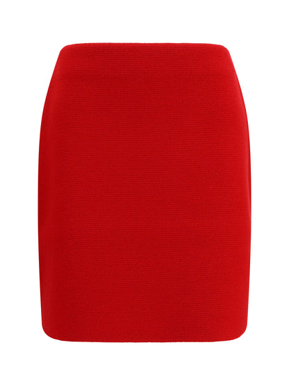 Fabiana Filippi Wool Skirt - Red