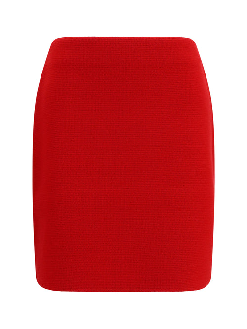 Fabiana Filippi Wool Skirt - Red