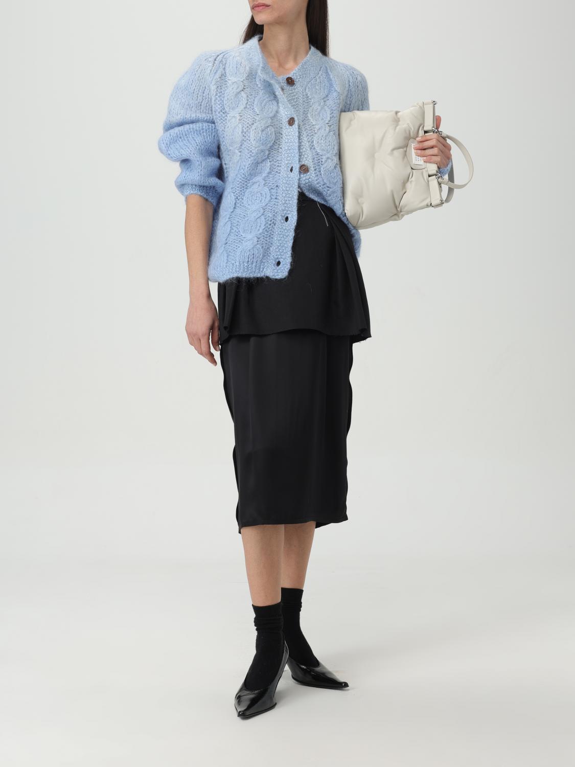 Maison Margiela Cardigan Woman Blue