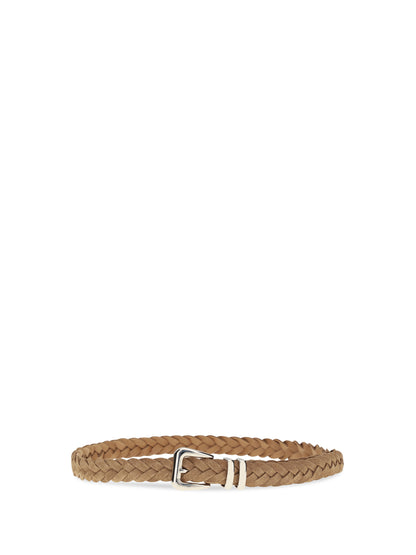 Brunello Cucinelli Leather woven Belt - Siena