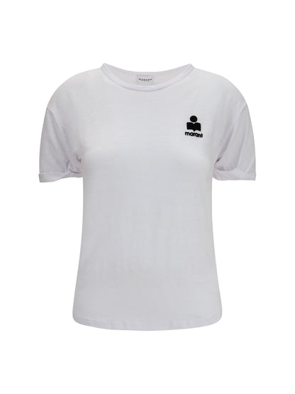 Marant Étoile Koldia logo T-shirt - White