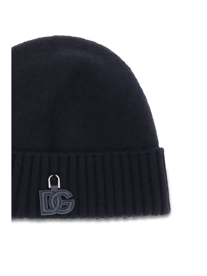 Dolce & Gabbana Beanie Hat - Blue Dark