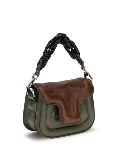 Pierre Hardy Alphaville Handbag - Khaki-Hazelnut-Black