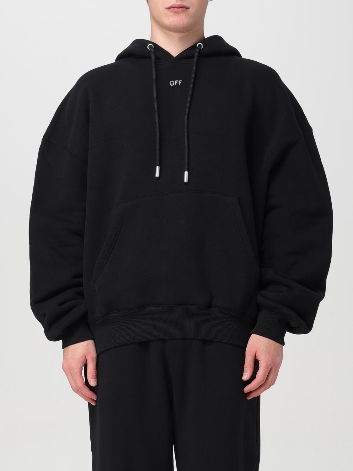 Off White Sweatshirt Men Black