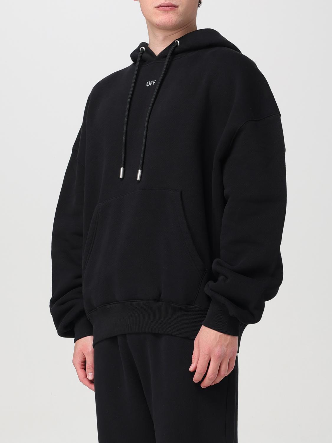 Off White Sweatshirt Men Black