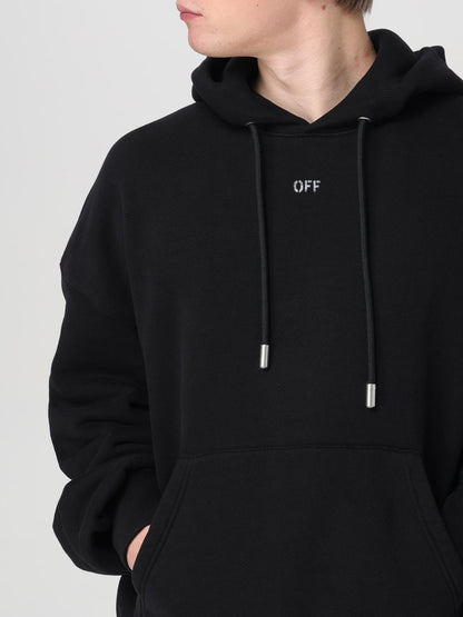 Off White Sweatshirt Men Black