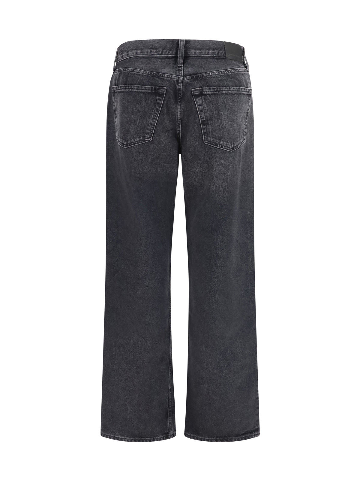 Citizens Of Humanity Wide-leg Denim Jeans - Vintage Black (Washed Black)