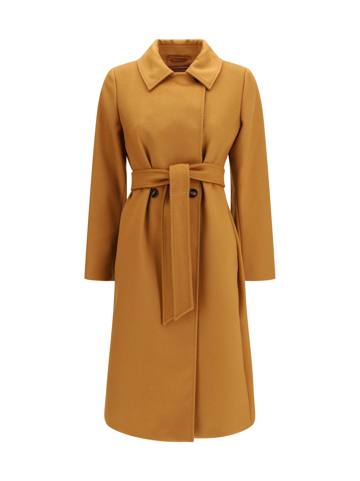 Max Mara Studio Double breasted wool Coat - Caramello