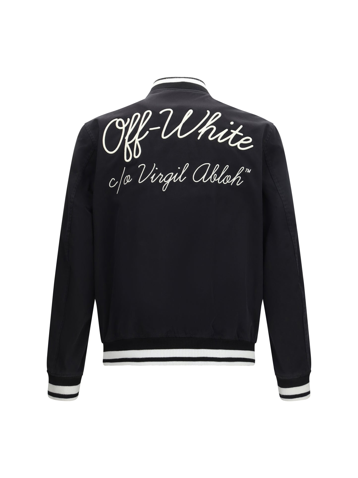 OFF-WHITE Script Cotgab Souvenir varsity Jacket