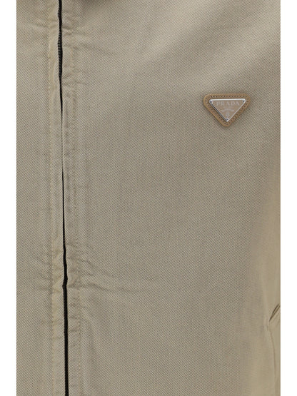 Prada Denim Blouson Jacket - Sand