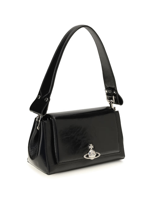Vivienne Westwood Medium Hazel Shoulder Bag - Black