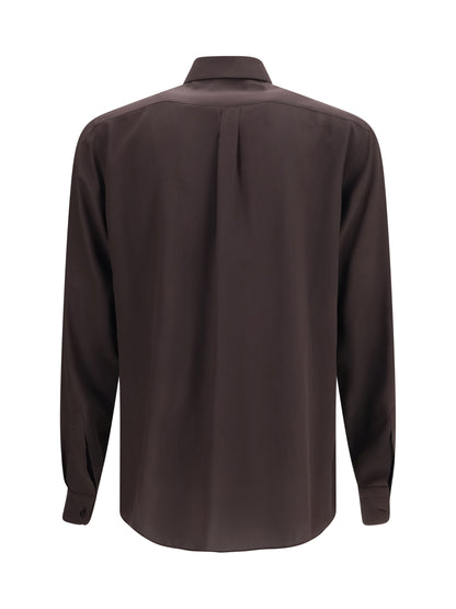 Dolce & Gabbana Martini crêpe de chine Shirt - Testa Di Moro