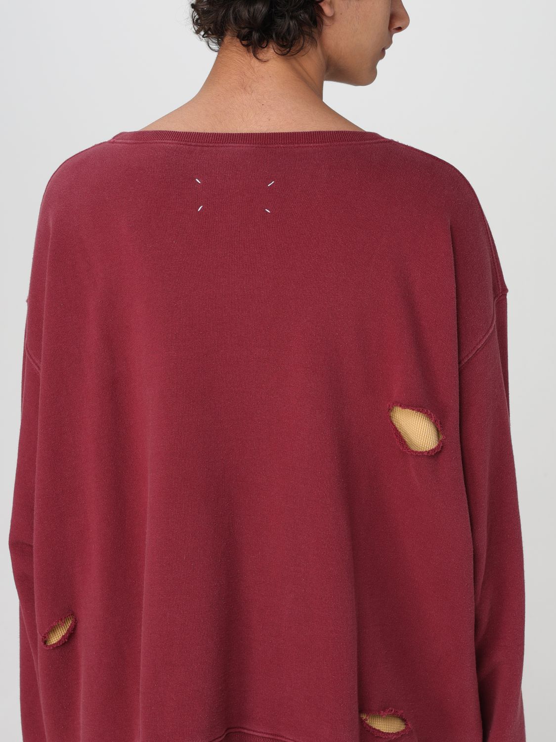 Maison Margiela Sweatshirt Men Burgundy