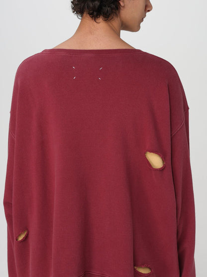 Maison Margiela Sweatshirt Men Burgundy