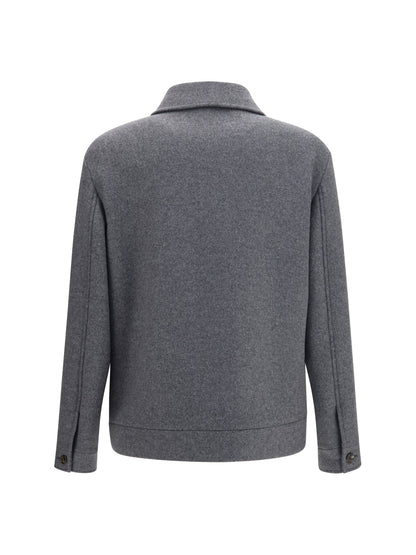Valentino Wool and cashmere Jacket - Grey Dark Melange